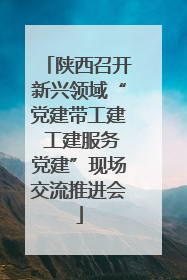 陕西召开新兴领域“党建带工建 工建服务党建”现场交流推进会