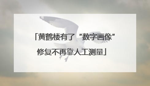 黄鹤楼有了“数字画像” 修复不再靠人工测量