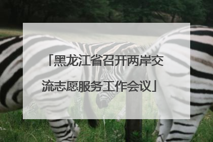 黑龙江省召开两岸交流志愿服务工作会议