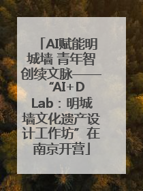 AI赋能明城墙 青年智创续文脉——“AI+D Lab：明城墙文化遗产设计工作坊”在南京开营